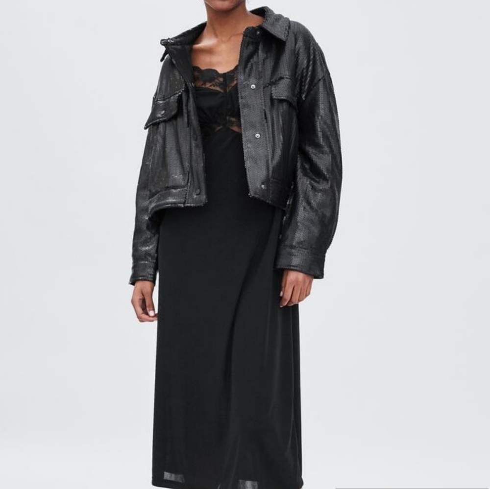 ZARA | Animal Print Slip Dress - Picture 11 of 11